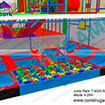 Jump Park, parque de camas elásticas o trampolines fabricadas por juegos modulares infantiles Construgames