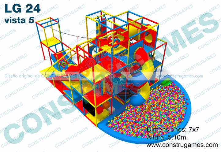 juegos infantiles, tobogan, Resbaladillas, Resbaladeros, laberintos, Playground, alberca de pelotas.