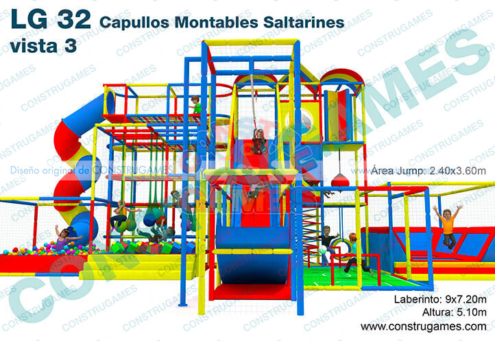 juegos infantiles, tobogan, Resbaladillas, Resbaladeros, laberintos, Playground, alberca de pelotas.
