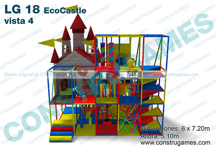 juegos infantiles, tobogan, Resbaladillas, Resbaladeros, laberintos, Playground, alberca de pelotas, construgames.