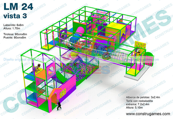 juegos infantiles, tobogan, Resbaladillas, Resbaladeros, laberintos, Playground, alberca de pelotas.